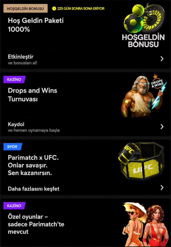Diğer bonuslar ve kampanyalar